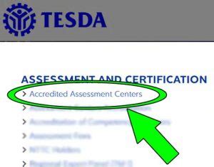 how to check tesda accredited training center|How to Find the Nearest TESDA Assessment .